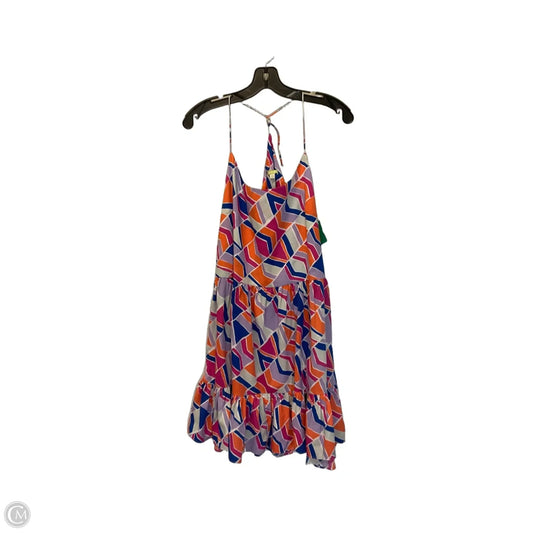 Dress Casual Short By Gianni Bini In Blue & Orange, Size: M