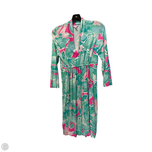 Dress Designer By Lilly Pulitzer In Blue & Pink, Size: S