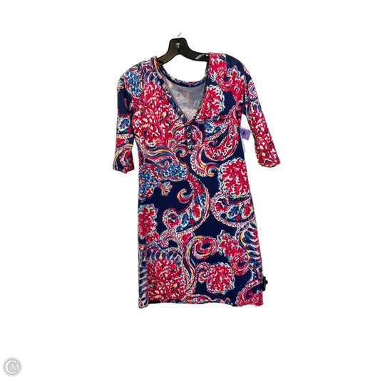 Dress Designer By Lilly Pulitzer In Blue & Red, Size: S