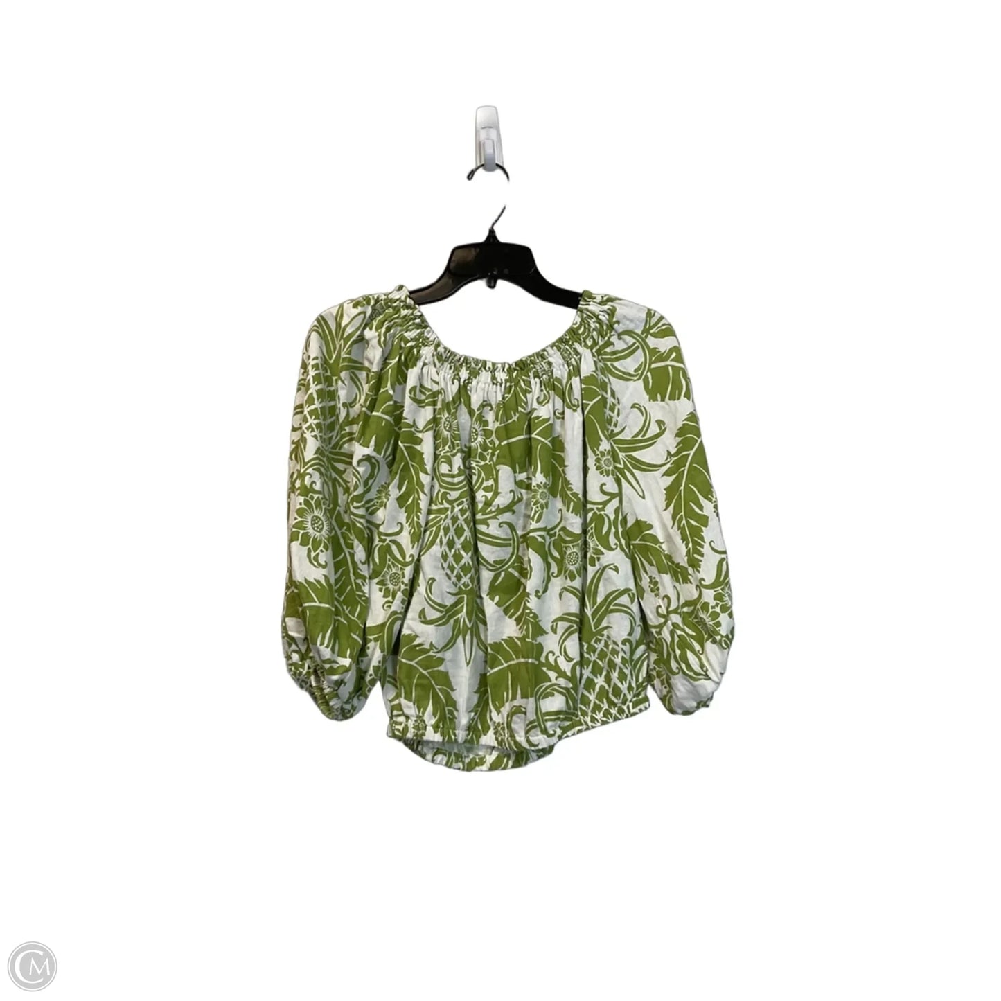Top 3/4 Sleeve By Rachel Zoe In Green, Size: S
