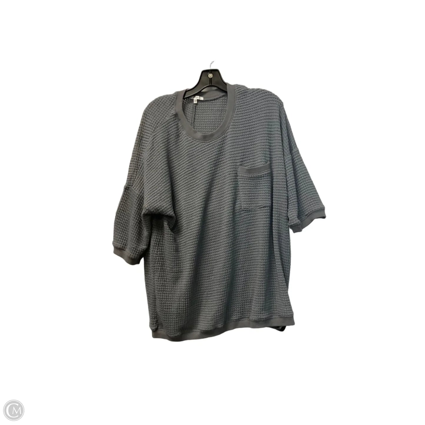 Top Short Sleeve By Jodifl In Grey, Size: S