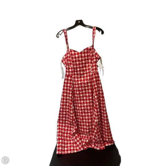 Dress Casual Midi By Avec Les Filles In Red, Size: M