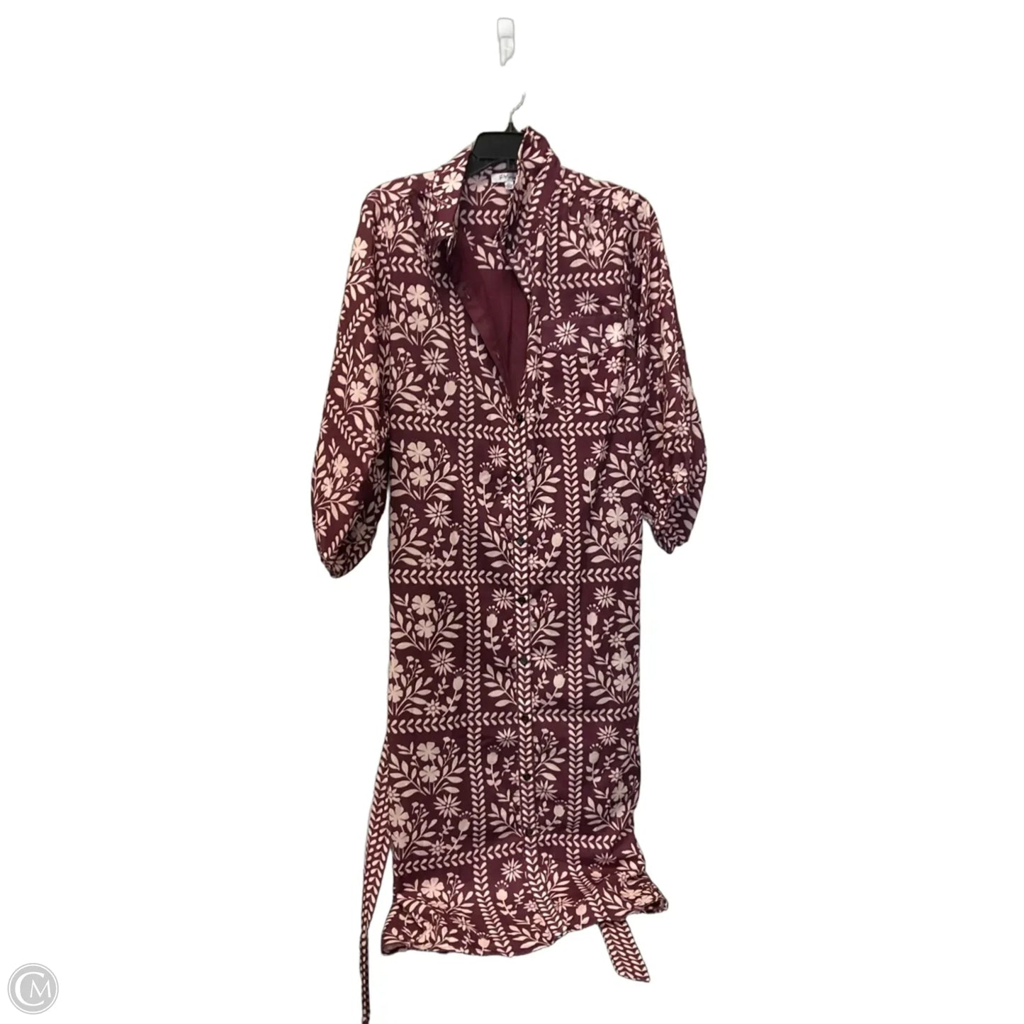 Dress Casual Maxi By Polagram In Purple, Size: Xl