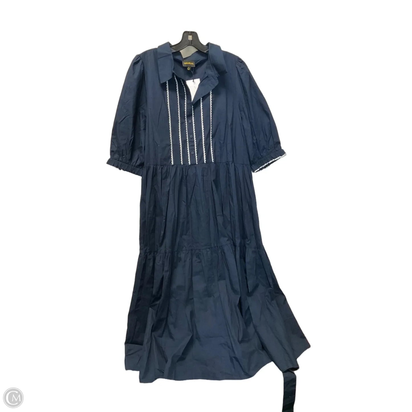 Dress Casual Maxi By Clothes Mentor In Navy, Size: Xl