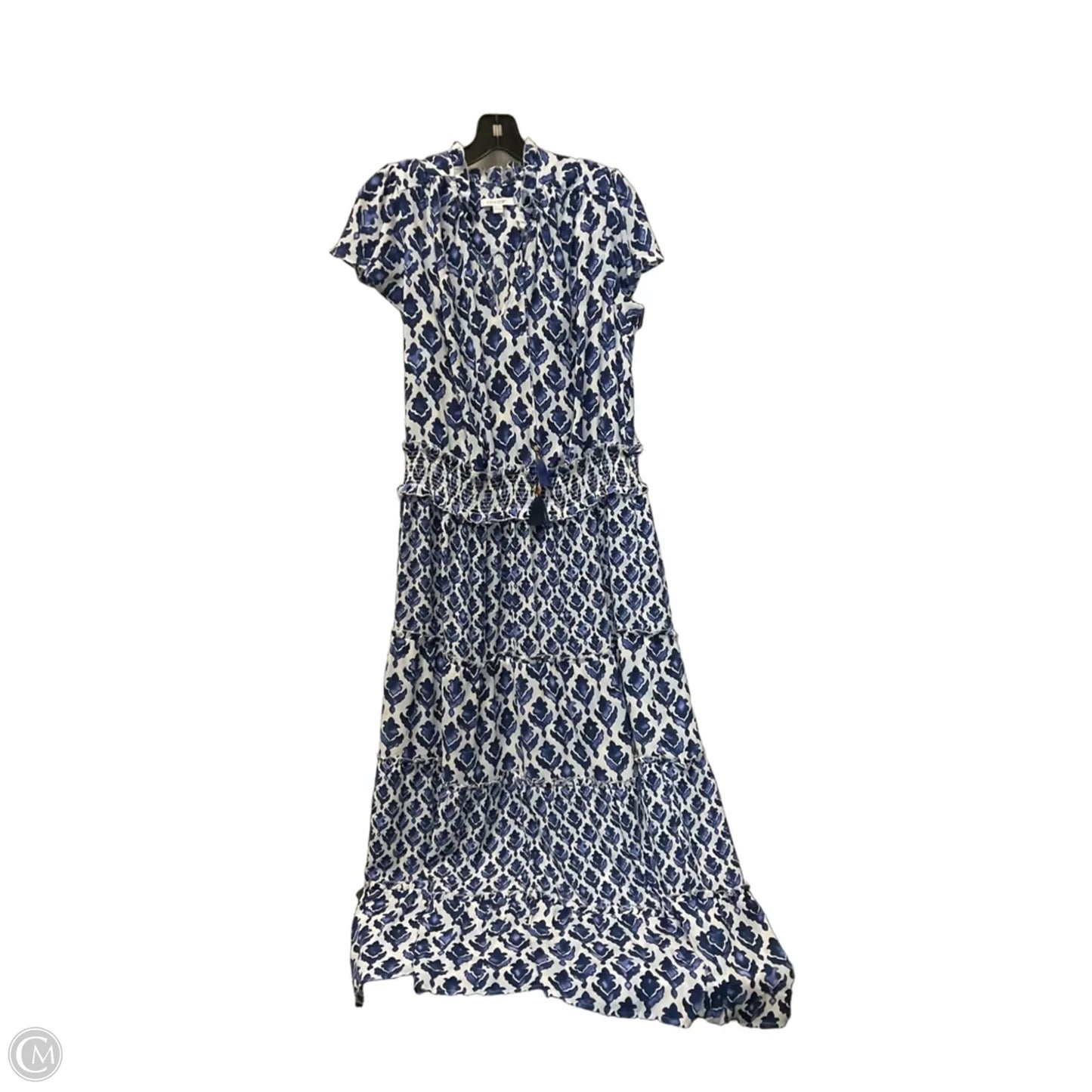 Dress Casual Maxi By Chicos In Blue, Size: L