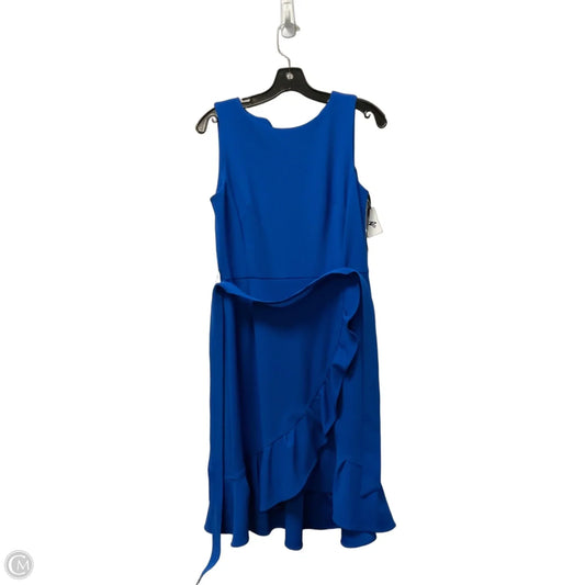 Dress Work By Calvin Klein In Blue, Size: S