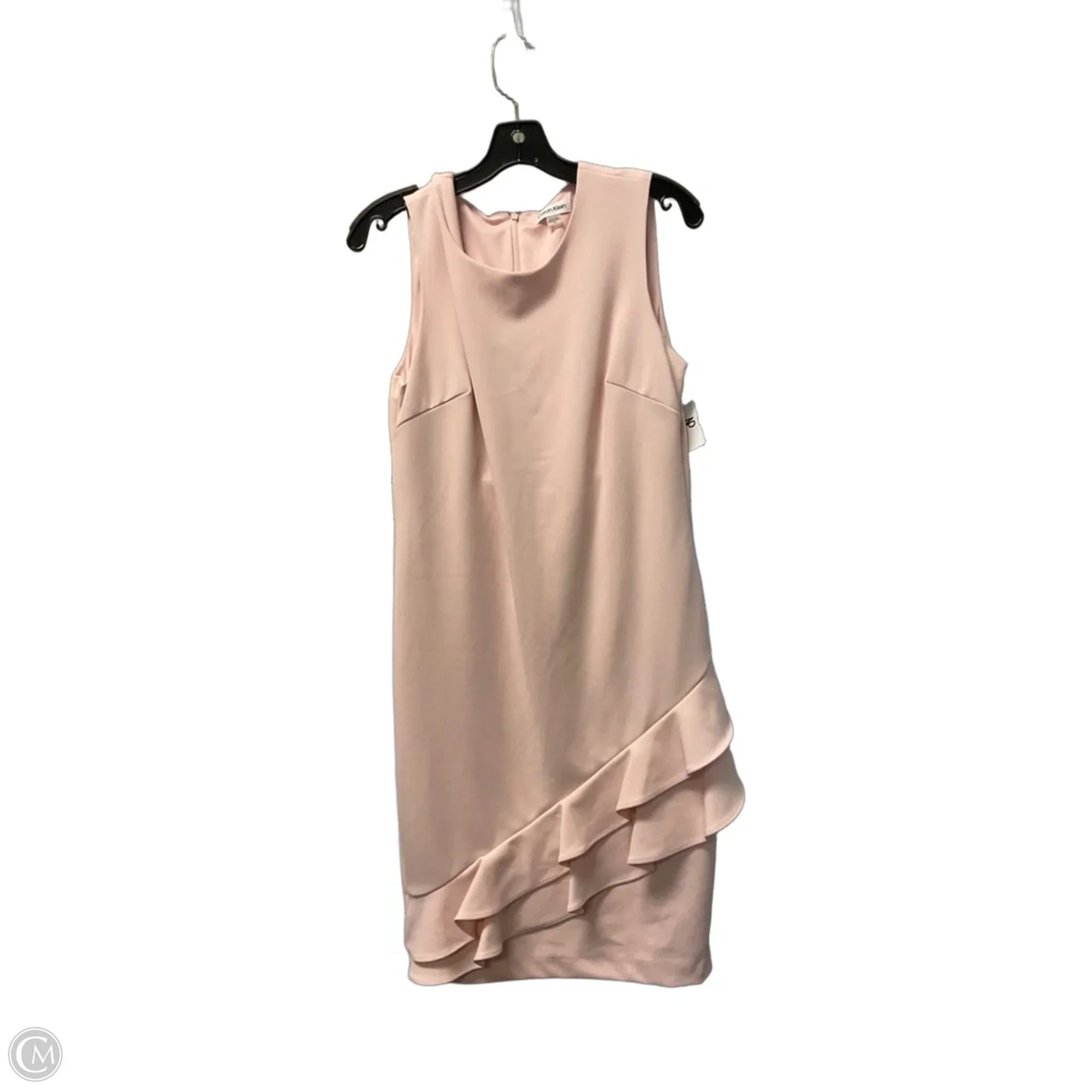 Dress Work By Calvin Klein In Pink, Size: L