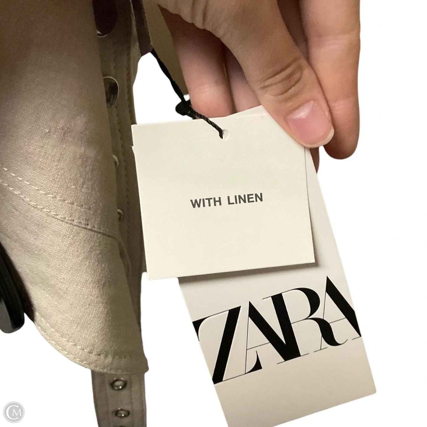 Pants Set 2pc By Zara In Beige, Size: S