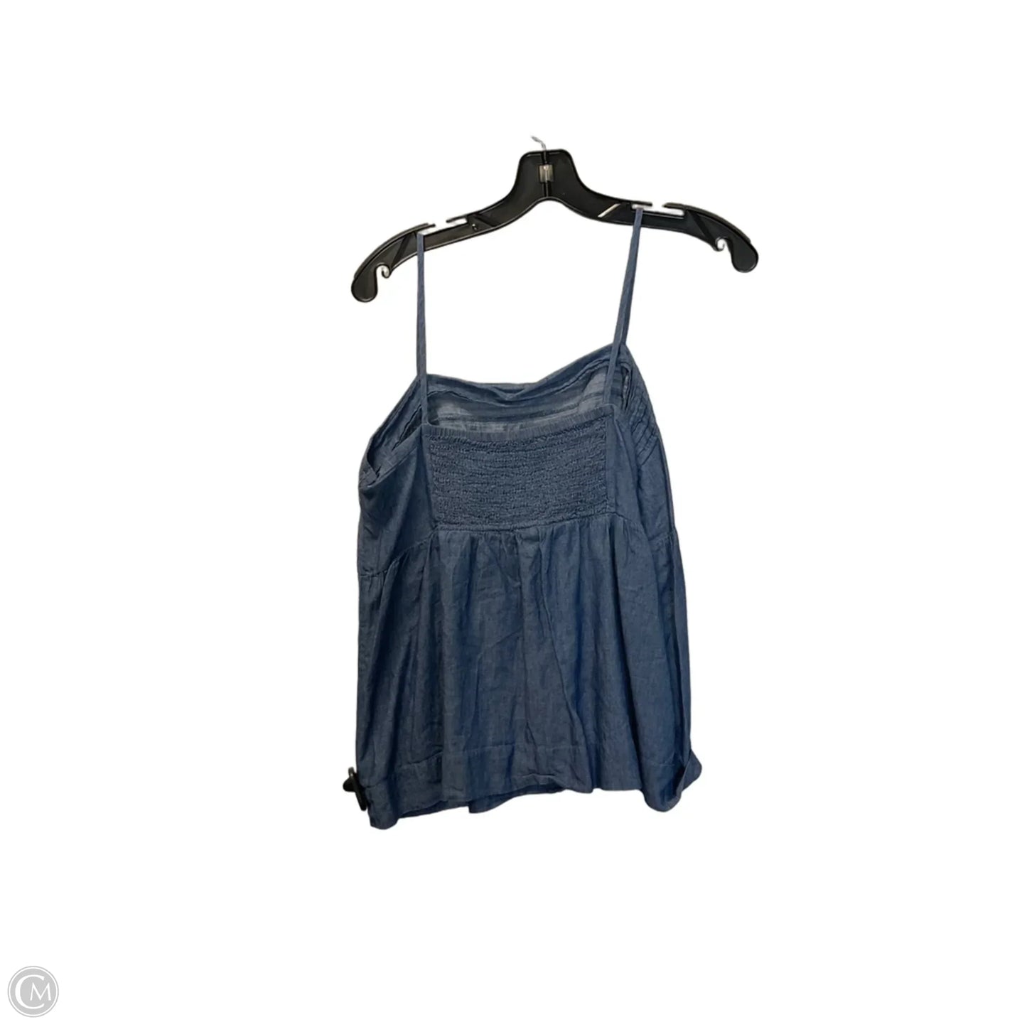 Top Sleeveless By Loft In Blue, Size: M