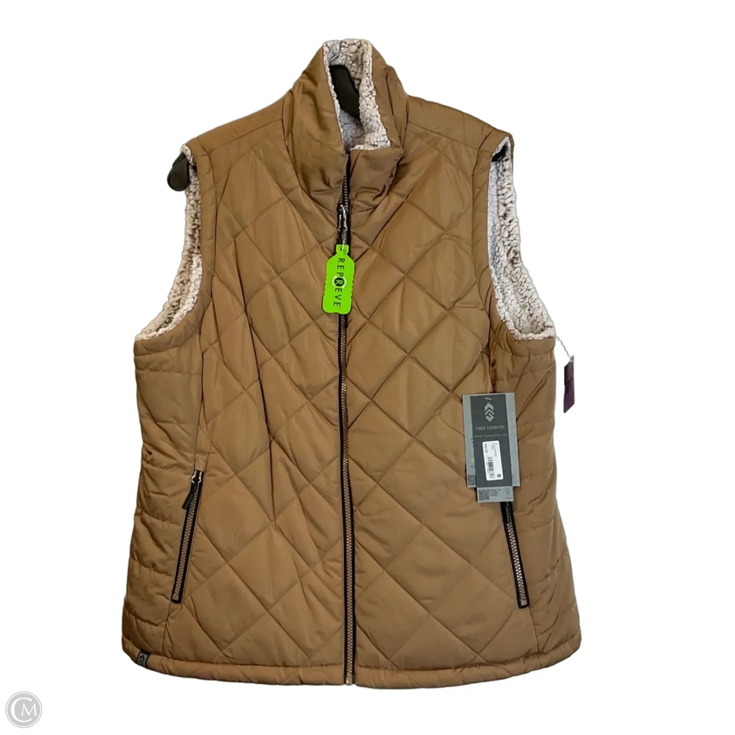 Vest Other By Free Country In Brown, Size: Xl