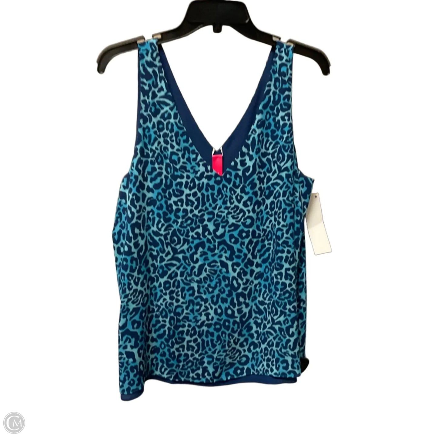 Top Sleeveless Designer By Lilly Pulitzer In Blue, Size: L