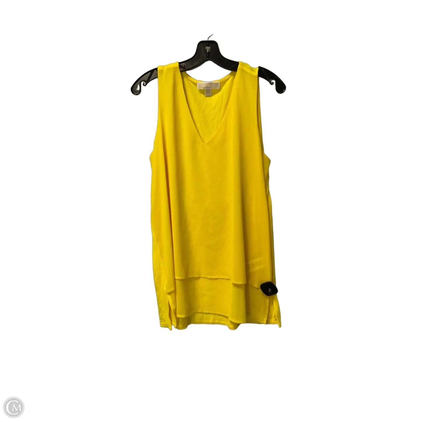 Top Sleeveless Basic By Michael By Michael Kors In Yellow, Size: L