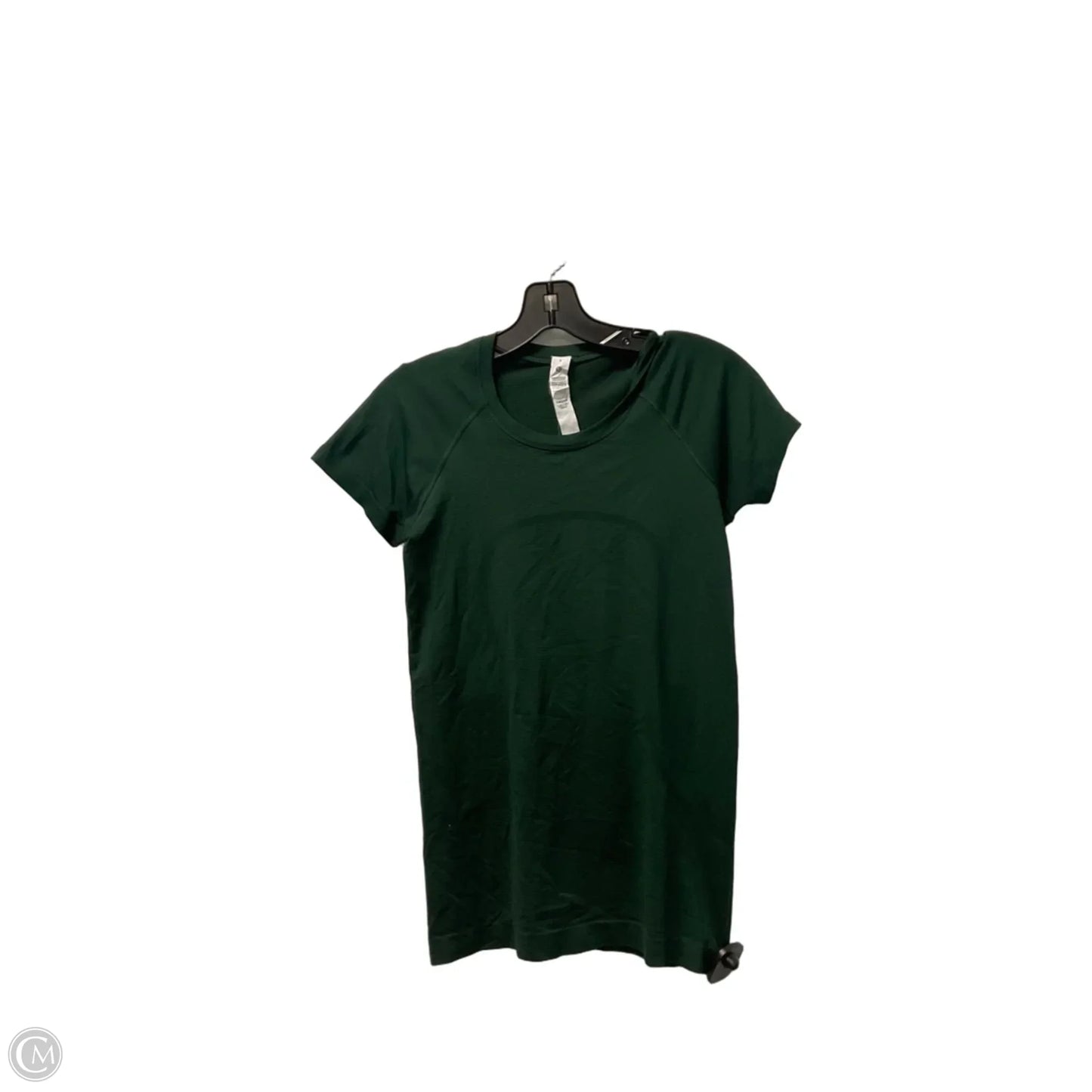 Athletic Top Short Sleeve By Lululemon In Green, Size: S
