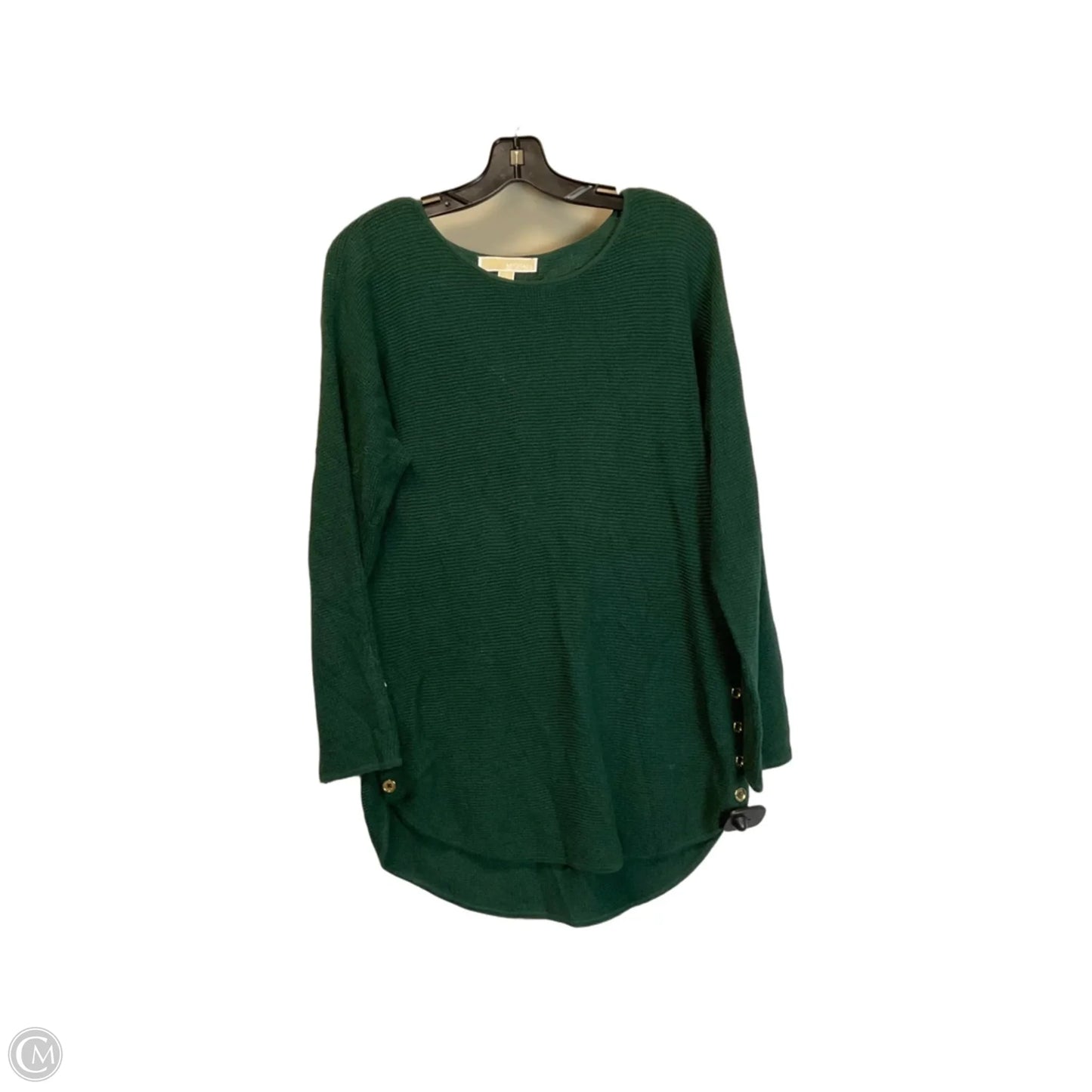 Top Long Sleeve By Michael By Michael Kors In Green, Size: S