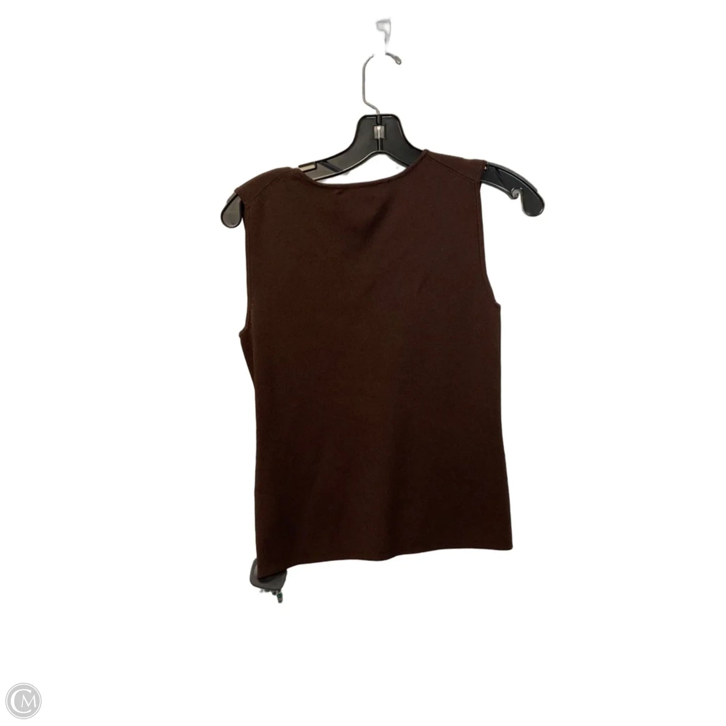 Top Sleeveless By Cable And Gauge In Brown, Size: Sp