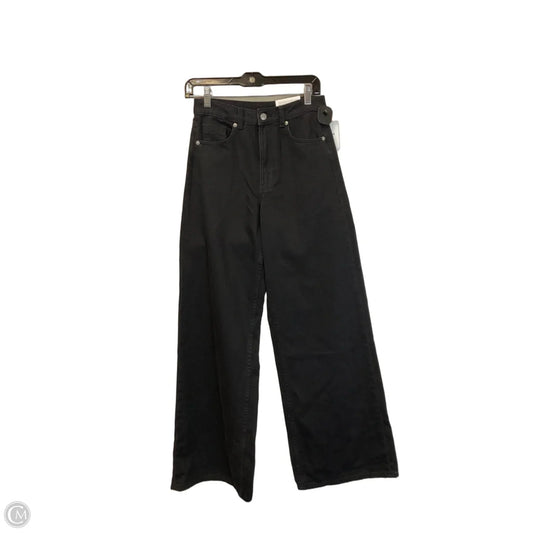 Jeans Wide Leg By Divided In Black, Size: S