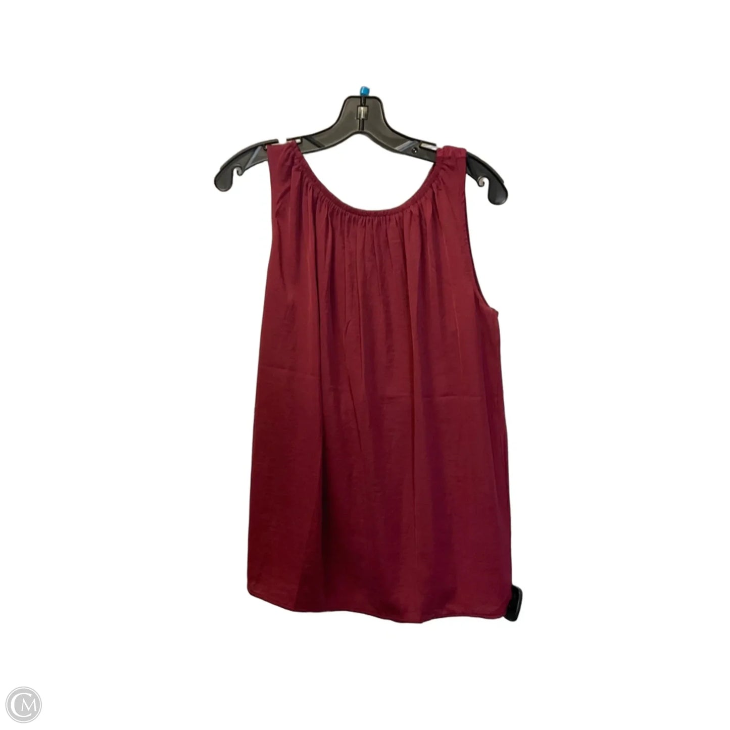 Top Sleeveless By Loft In Red, Size: M
