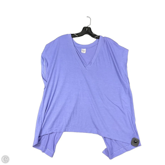 Athletic Top Short Sleeve By Athleta In Purple, Size: Xl