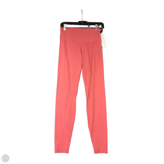 Athletic Leggings By Lululemon In Red, Size: 8