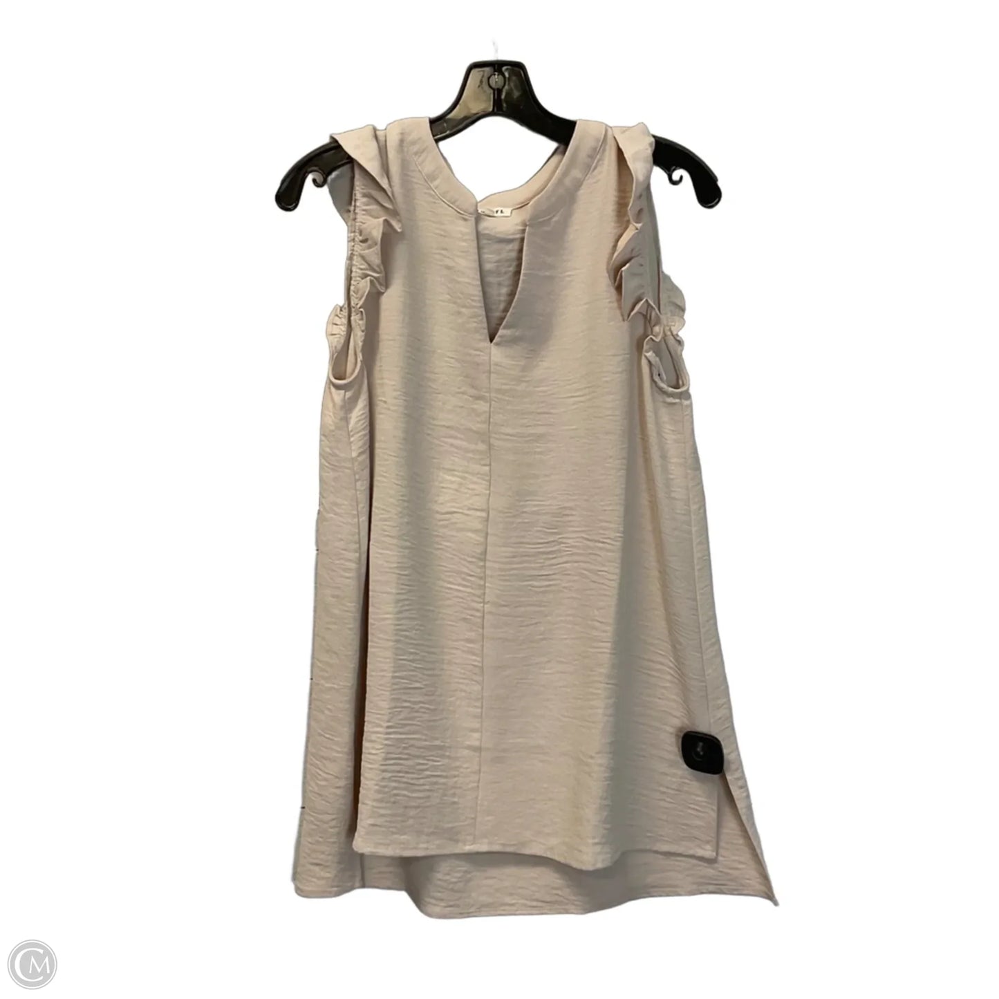 Top Sleeveless By Jodifl In Cream, Size: M