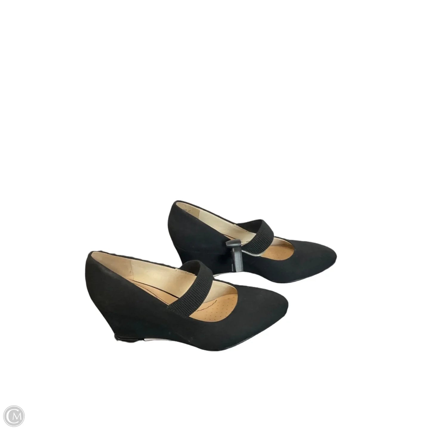 Shoes Heels Wedge By Life Stride In Black, Size: 7