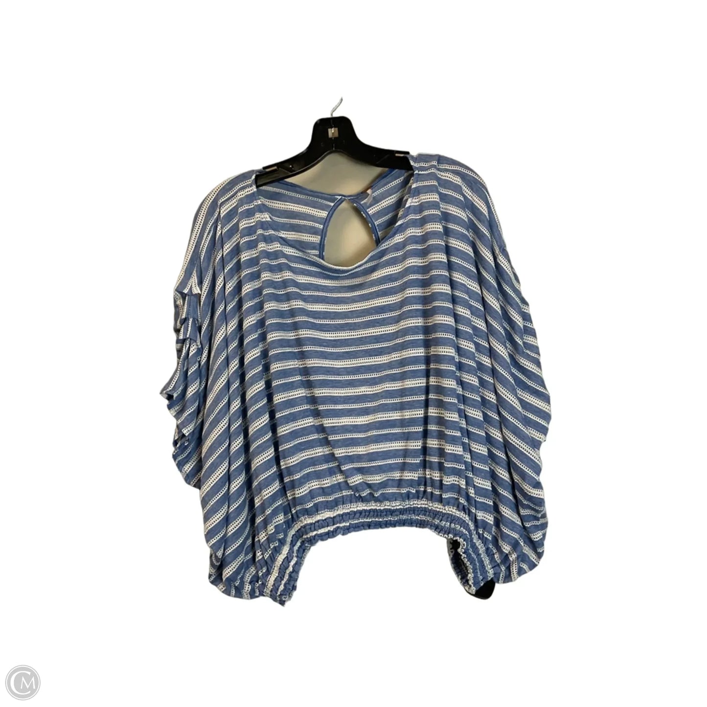 Top Short Sleeve By Free People In Blue, Size: Xs