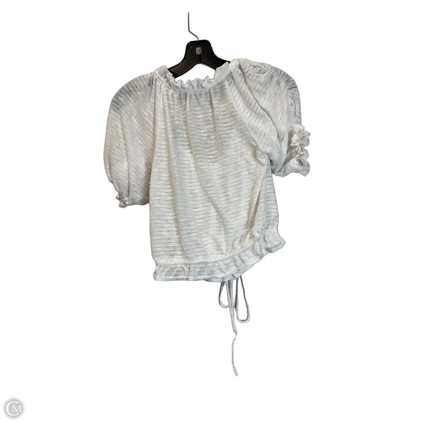 Top Short Sleeve By Free People In White, Size: Xs