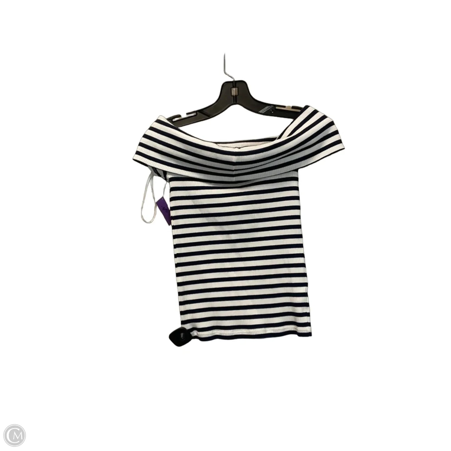 Top Short Sleeve By Loft In Blue, Size: Sp