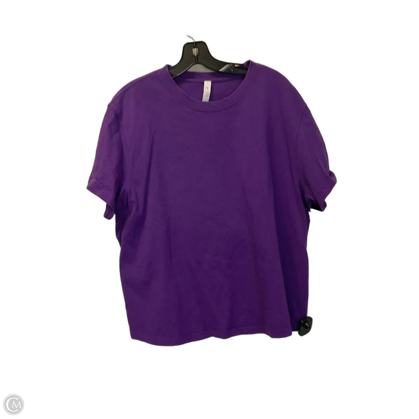 Top Short Sleeve By Lululemon In Purple, Size: 10