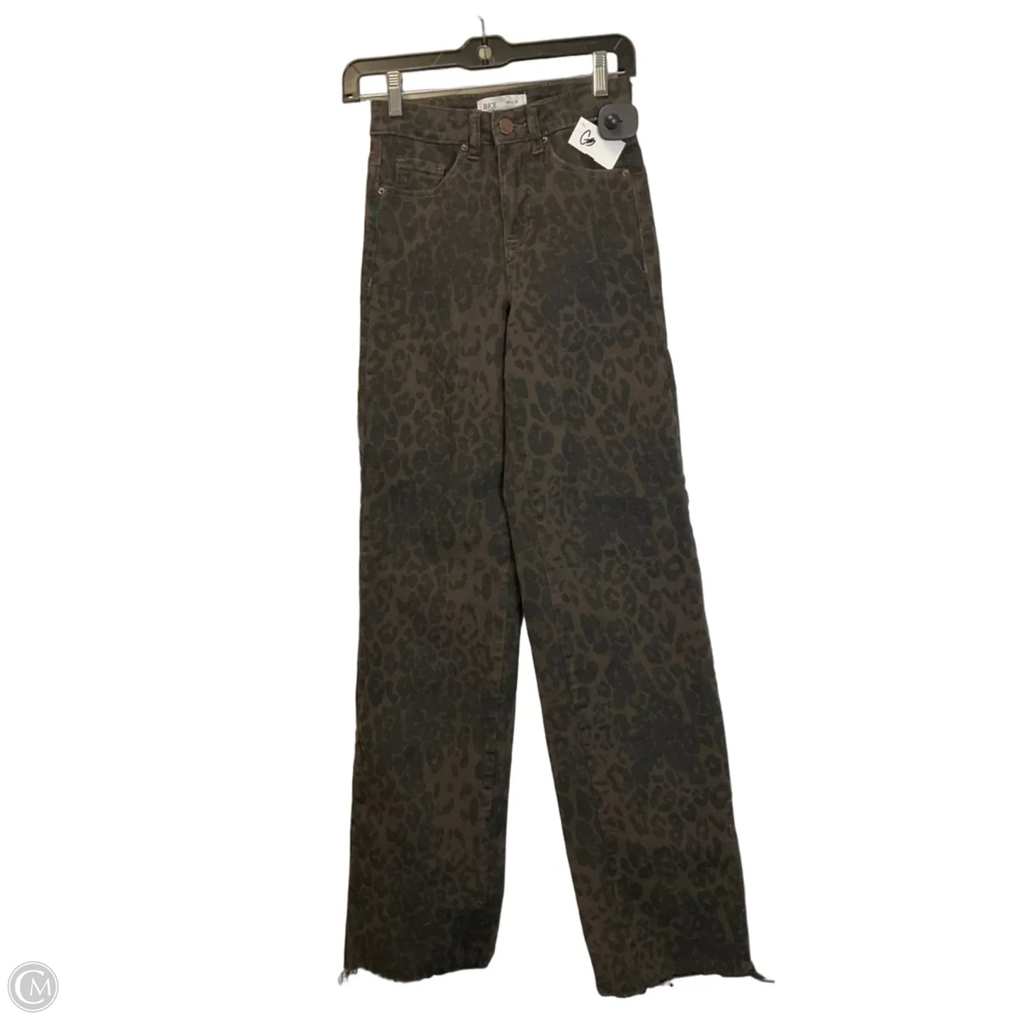 Jeans Wide Leg By Bke In Animal Print, Size: 6