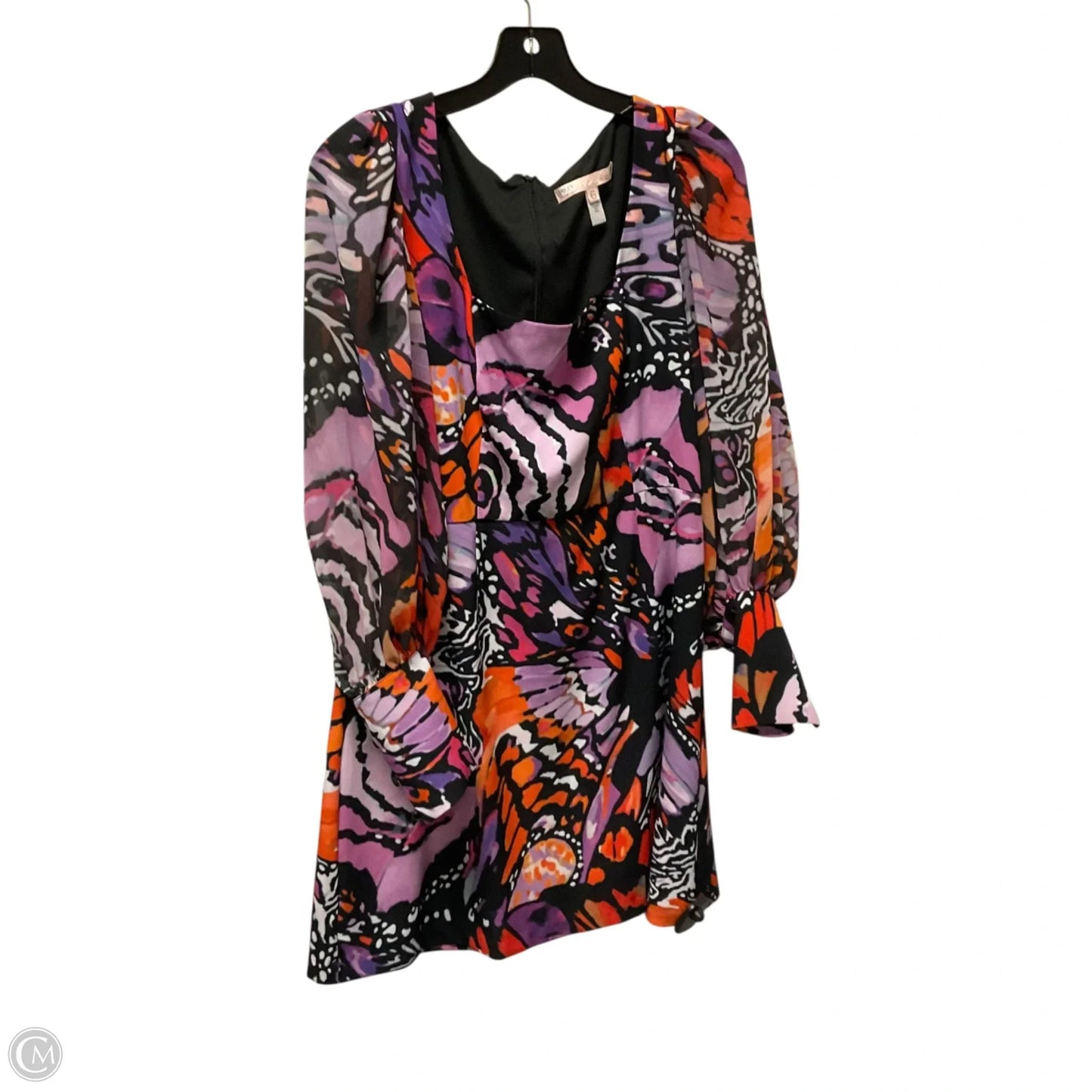 Dress Party Short By Hutch In Orange & Purple, Size: 6