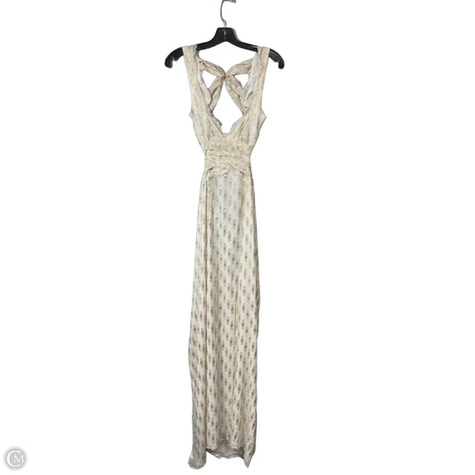 Dress Party Long By Free People In Gold, Size: 6