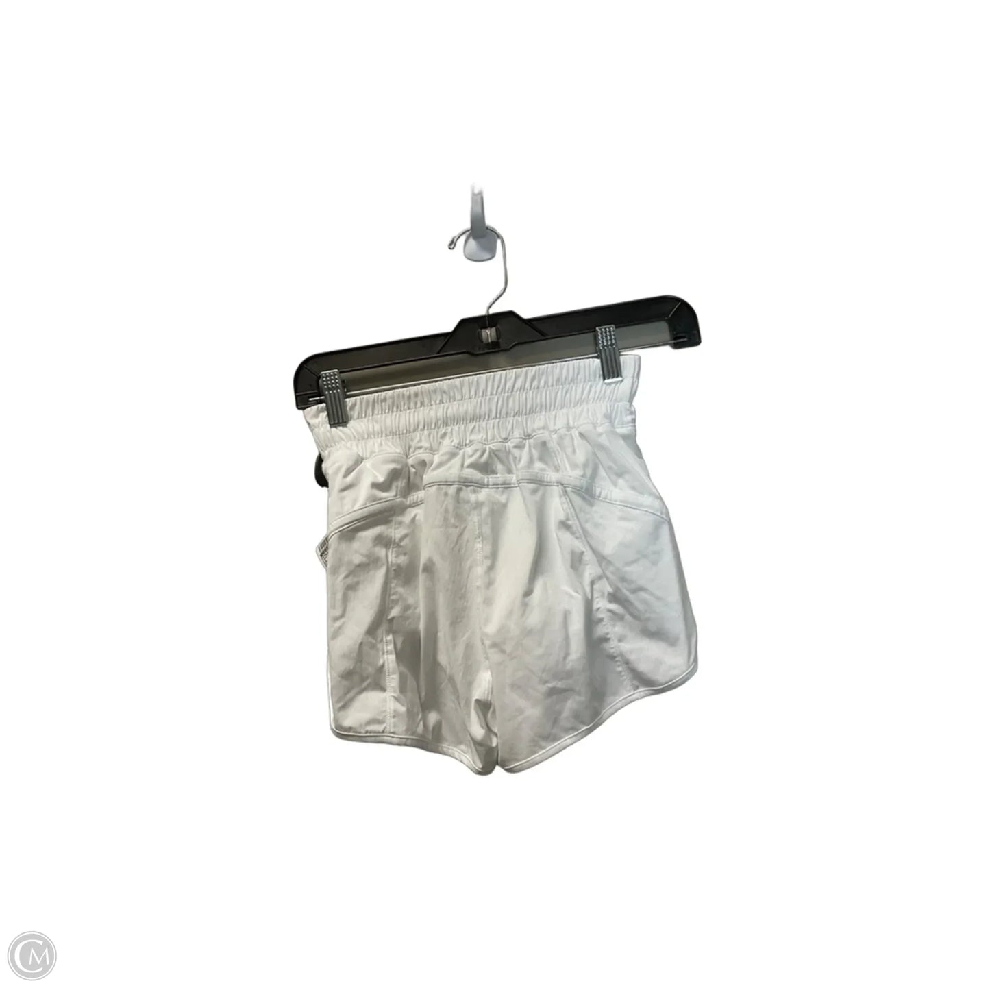 Athletic Shorts By Lululemon In White, Size: 2