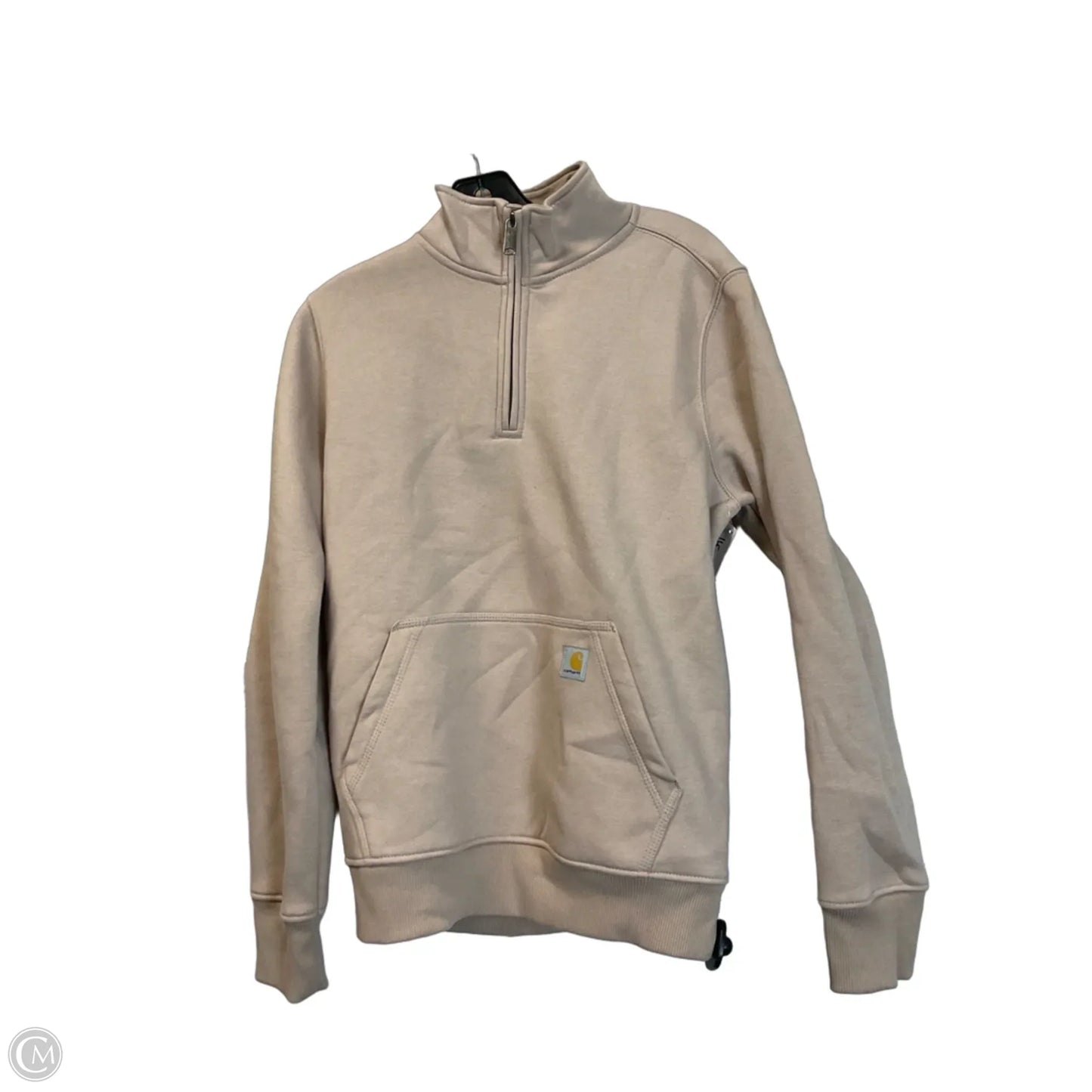 Sweatshirt Collar By Carhartt In Beige, Size: M