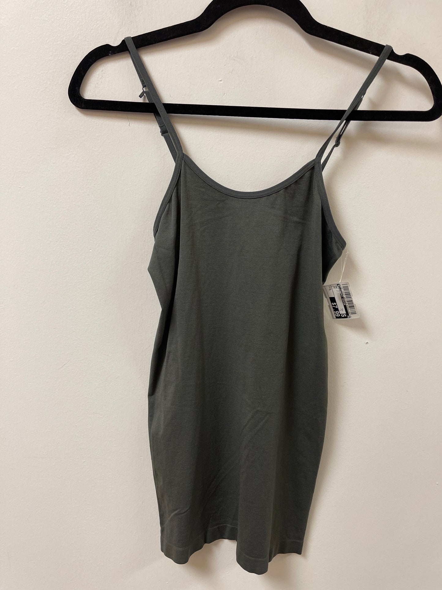 Tank Top By Clothes Mentor In Grey, Size:S