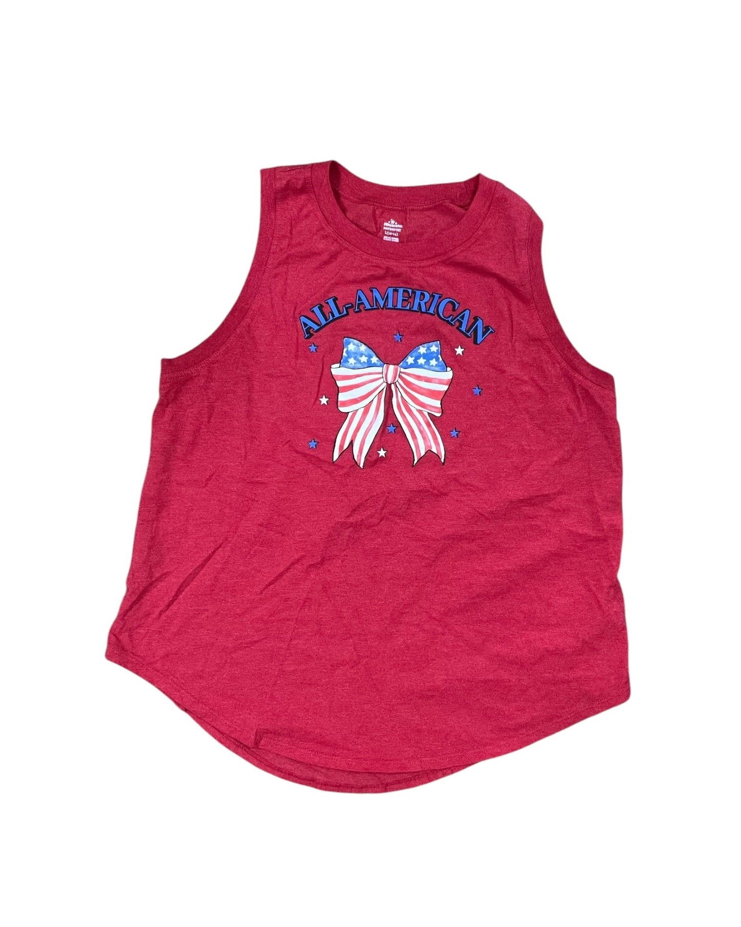 Top Sleeveless By Clothes Mentor In Red, Size:L