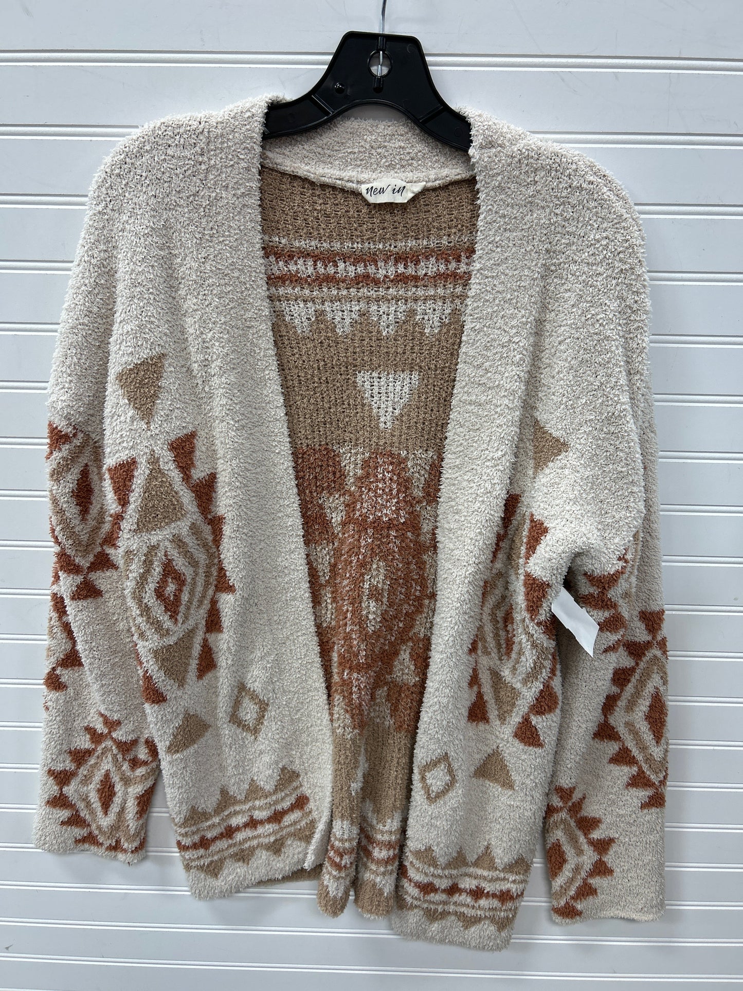 Sweater Cardigan By New In In Cream, Size:S