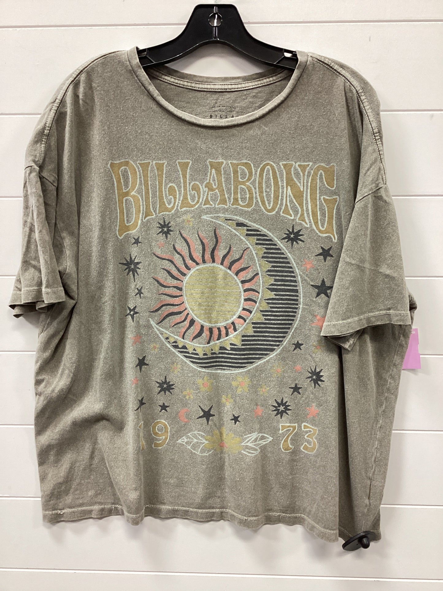 Top Ss By Billabong In Green, Size:M