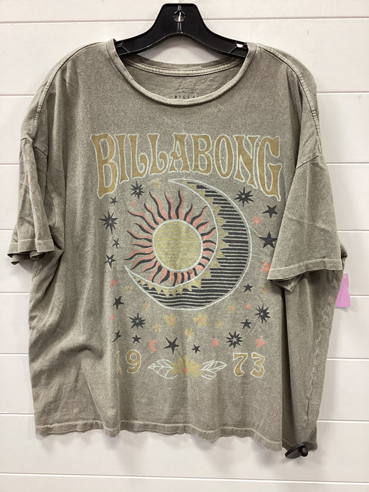 Top Ss By Billabong In Green, Size:M