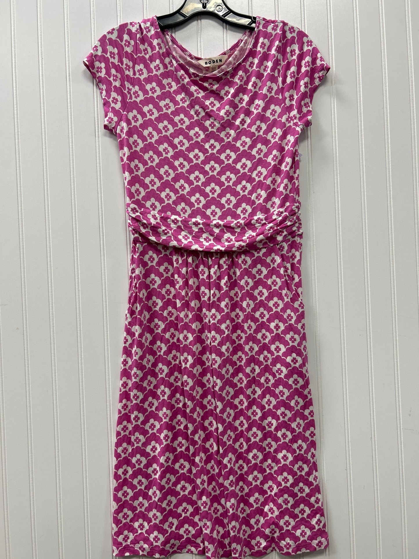 Dress Casual Midi By Boden In Pink, Size:S