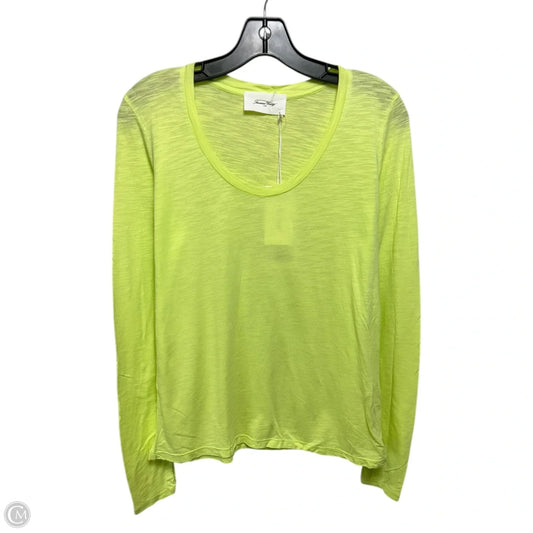 Top Long Sleeve Basic By American Vintage In Green, Size: S