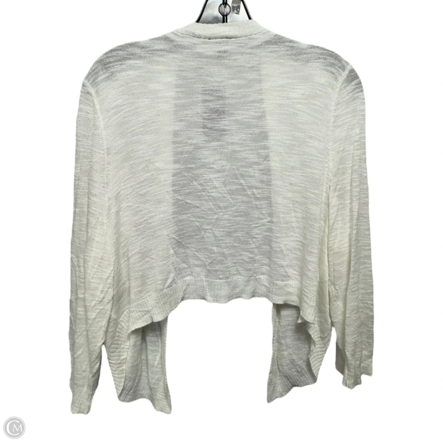 Sweater Cardigan By Torrid In White, Size: 2x
