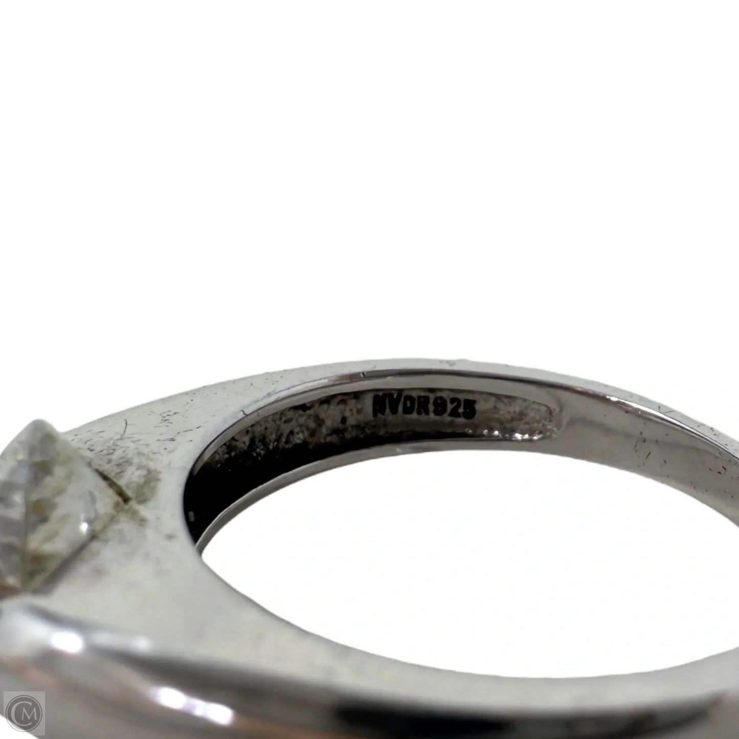 Sterling Siver CZ Solitaire Ring, Size: 7