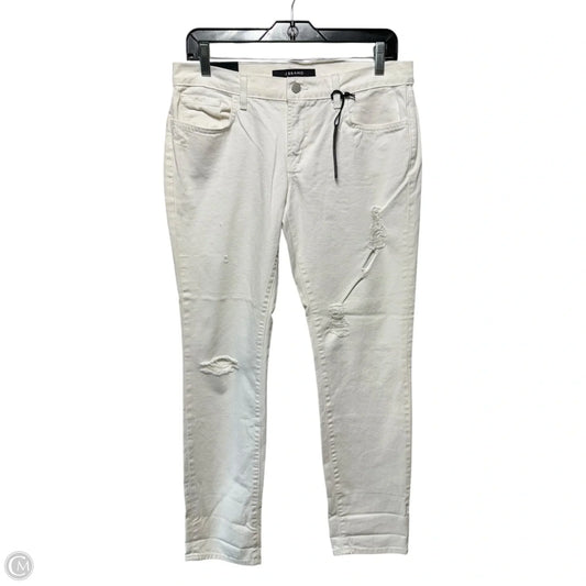 Jeans Boyfriend By J Brand In White, Size: 4