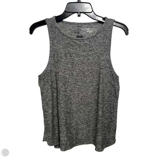Open Back Athletic Tank Top By Beyond Yoga In Grey, Size: S