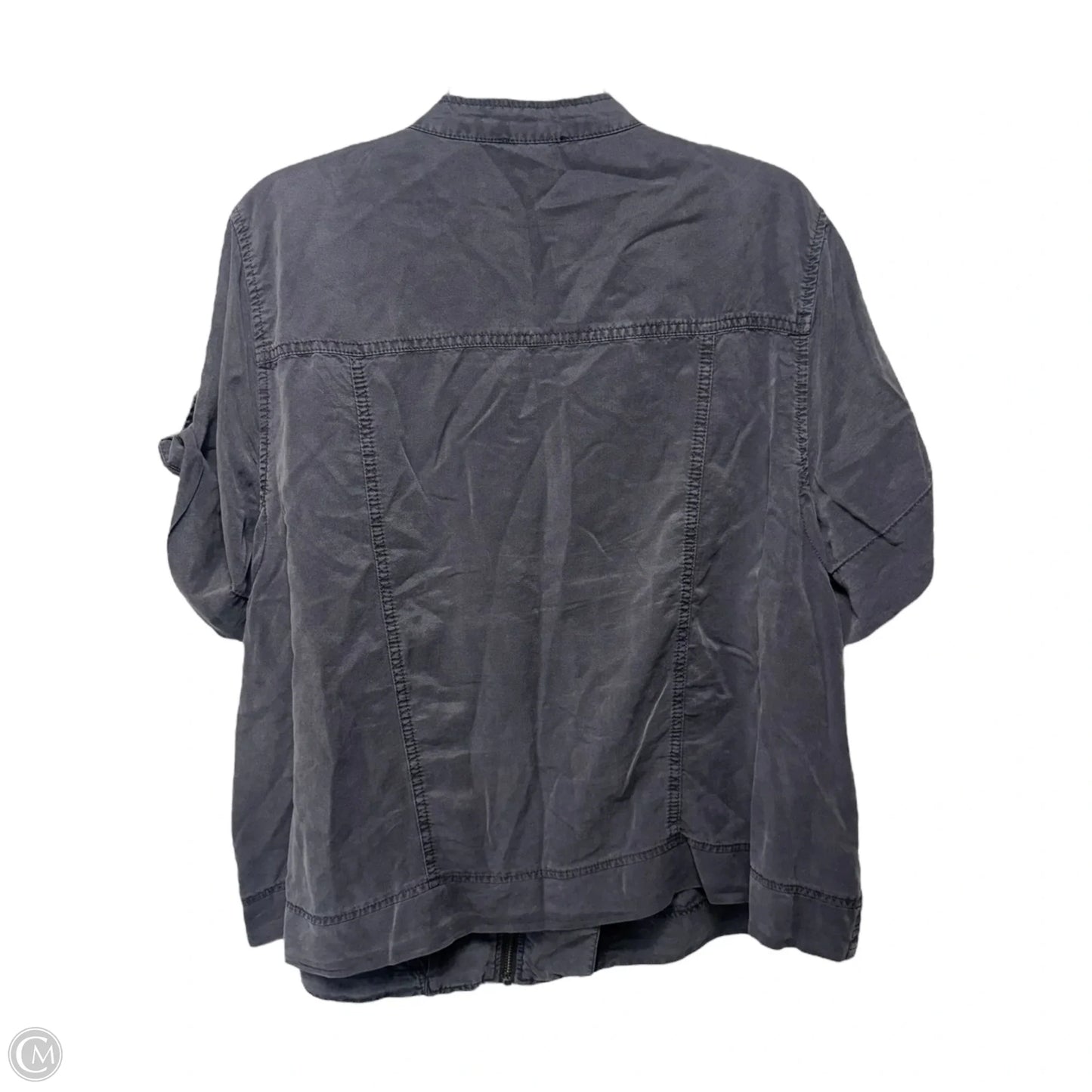 Jacket Shirt By Torrid In Grey, Size: 2x