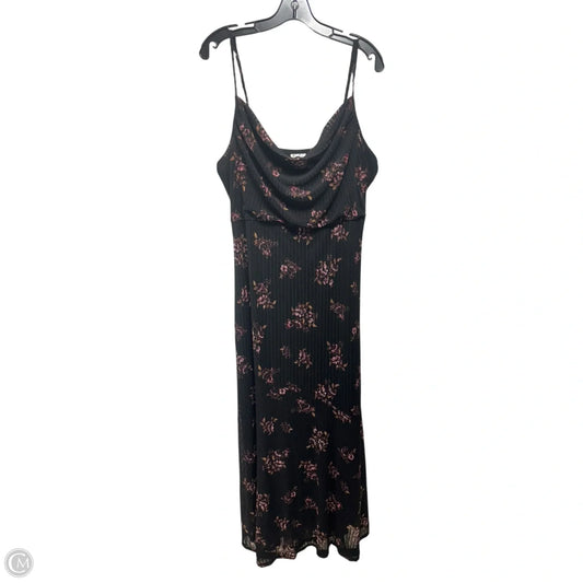 Cowl Neck Dress Casual Maxi By Siren Lily In Floral Pattern, Size: 2x