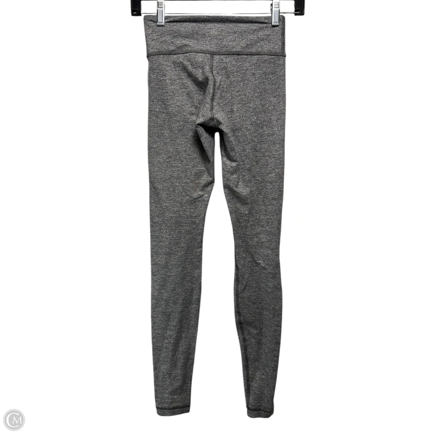 Wunder Under Hi-Rise Tight By Lululemon In Heathered Black, Size: 2