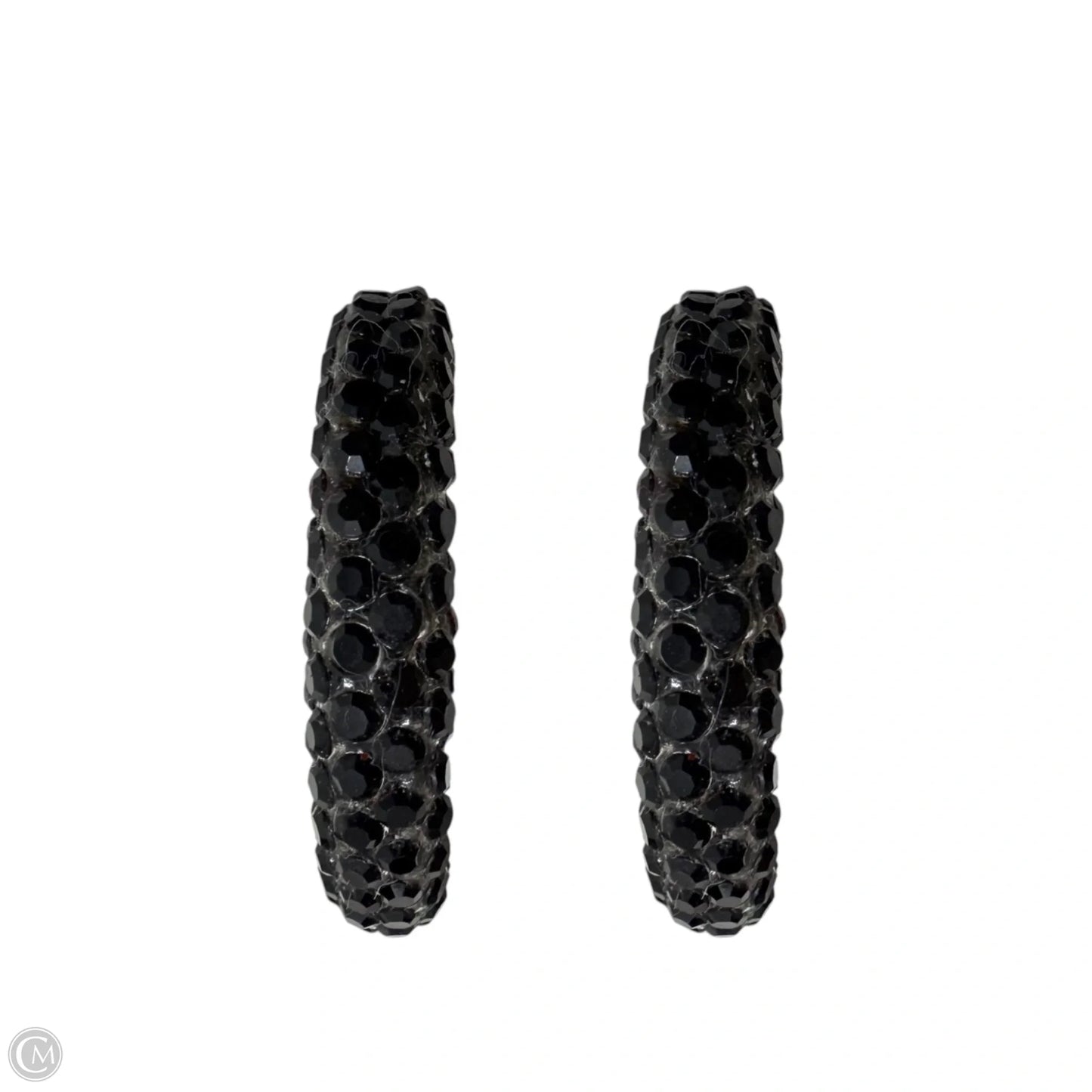 Infinity Lights Crystal Choker Necklace & Hoop Earrings Set, Size: 02 Piece Set