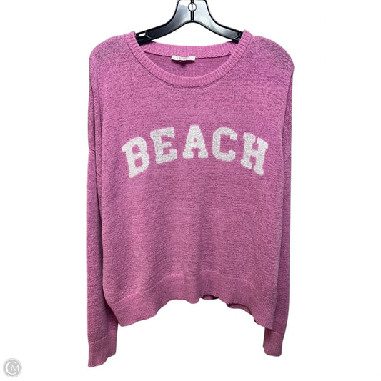 Beach Sweater By Z Supply In Purple, Size: Xl